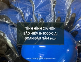 TÌNH HÌNH GIÁ NÓN BẢO HIỂM IN lOGO GIAI ĐOẠN ĐẦU NĂM 2024