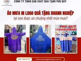 ÁO MƯA IN LOGO QUÀ TẶNG DOANH NGHIỆP: TẠI SAO ĐƯỢC ƯA CHUỘNG NHẤT MÙA MƯA?