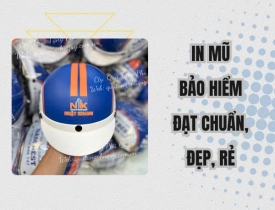 IN MŨ BẢO HIỂM ĐẠT CHUẨN, ĐẸP, RẺ