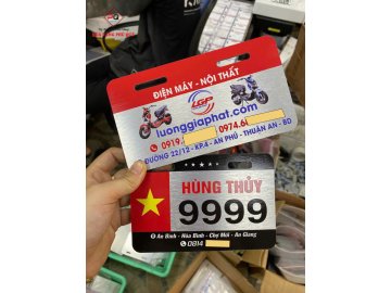 BIỂN SỐ XE ĐIỆN THEO YÊU CẦU 