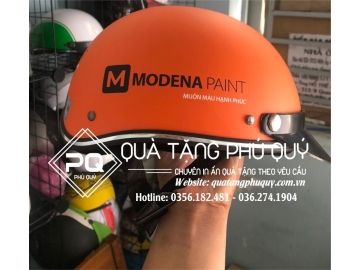 MŨ BẢO HIỂM MÀU CAM SƠN MỜ