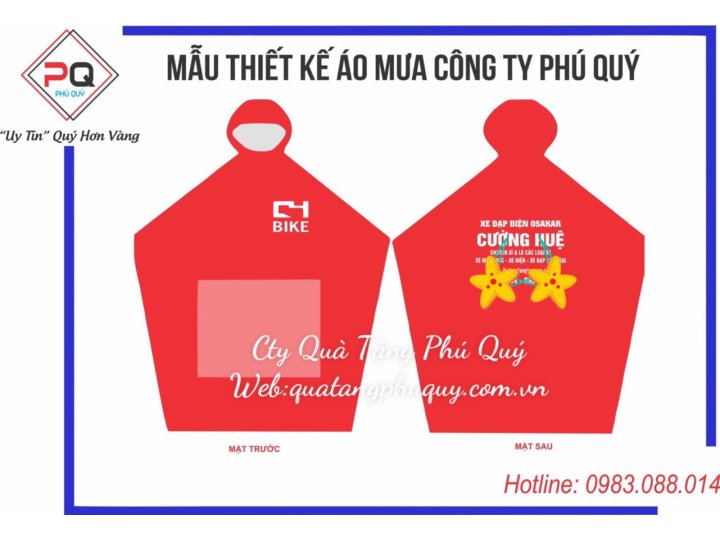 IN ÁO MƯA XE ĐIỆN OSAKAR