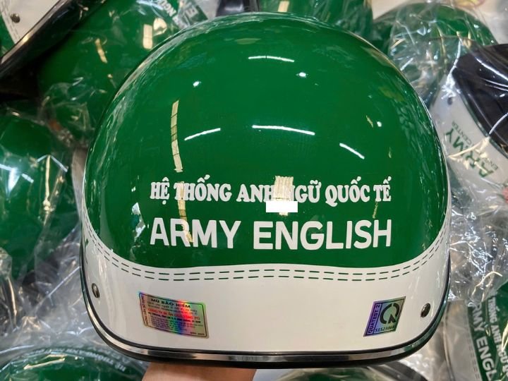 IN NÓN BẢO HIỂM TRUNG TÂM TIẾNG ANH