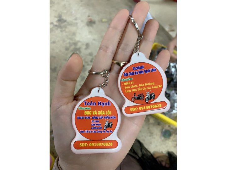 MÓC KHÓA HÌNH TRÒN, ĐA DẠNG MẪU MÃ